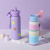 Dual Spout Insulated Vacuum Cup Stainless Steel Insulated Cup Thermal Water Bottle  Sport Office