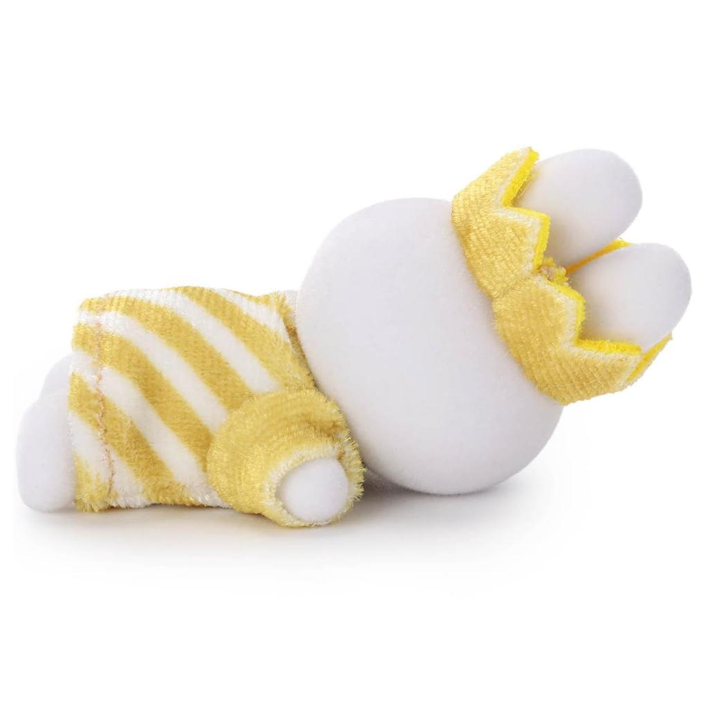 Takara Tomy Arts (TAKARATOMY A.R.T.S) Bruna  Miffy 70th  Gold & Black  Sleeping Friend  Flocked Mascot  Miffy (Crown Border)