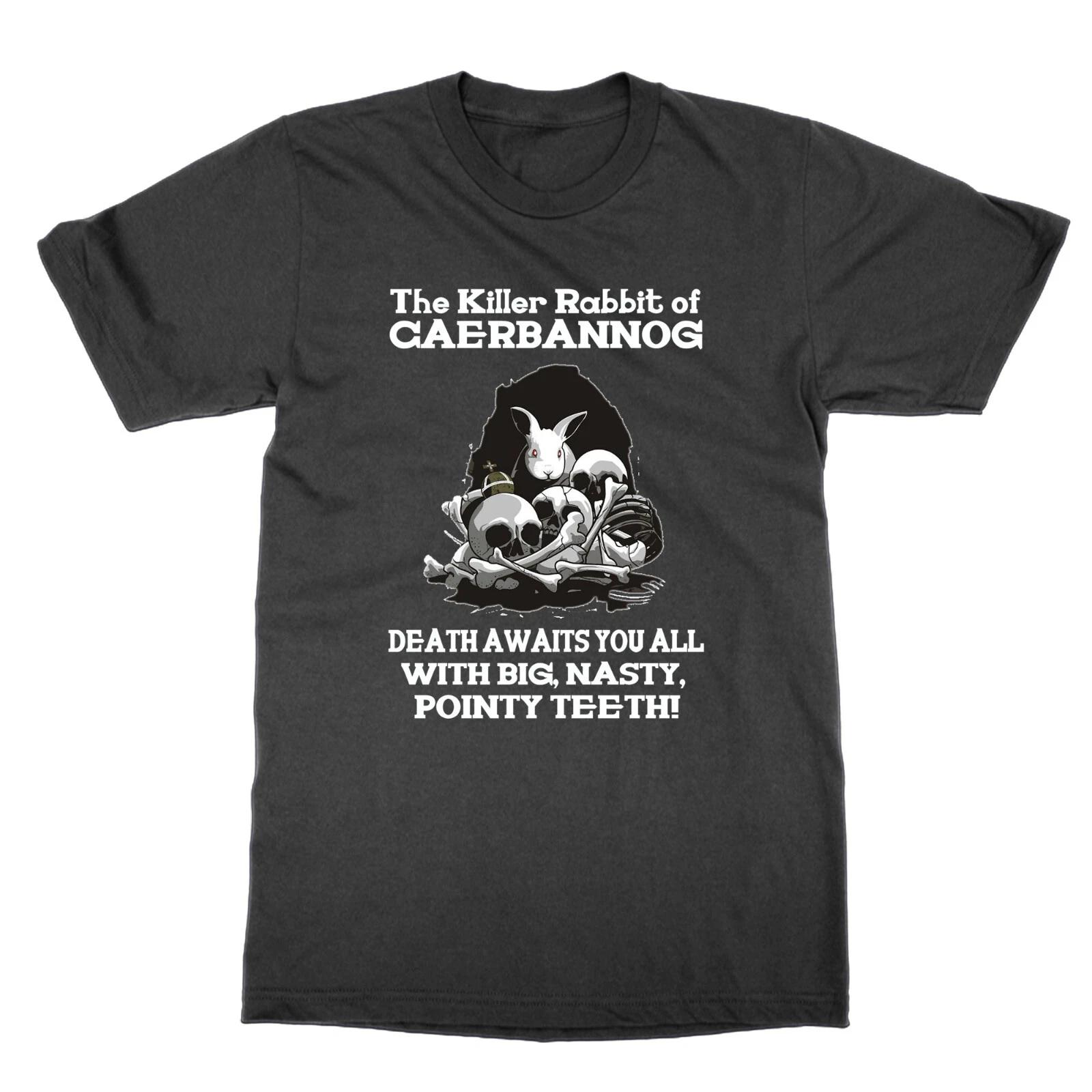 The Killer Rabbit From Caerbannog T-Shirt Funny Python Maniac T-Shirt Gift Idea S