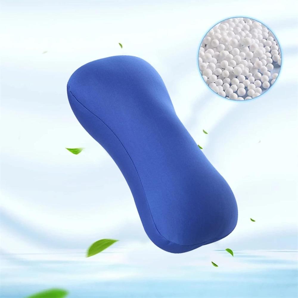 Washable Bone Shape Roll Pillow Polyester and Spandex Cozy Pillow Microbead Sofa Cushion  Office