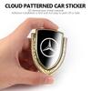 AABGW1 Car Sticker Emblems Side Shield Auto Styling Badge Auto Body Window Decal For Benz AMG Exclusive A C E R V Class CLA CLS C180