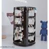 1pc Large Capacity Rotating Earring Stand, Jewelry Storage Box for Hanging Necklaces, Ear Clips, Commercial and Household Use