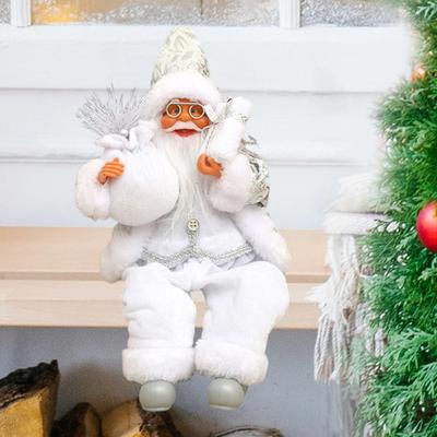 Santa Claus Puppe Weihnachten Dekoration Sammeln Gefüllte Szene Figur Weihnachten