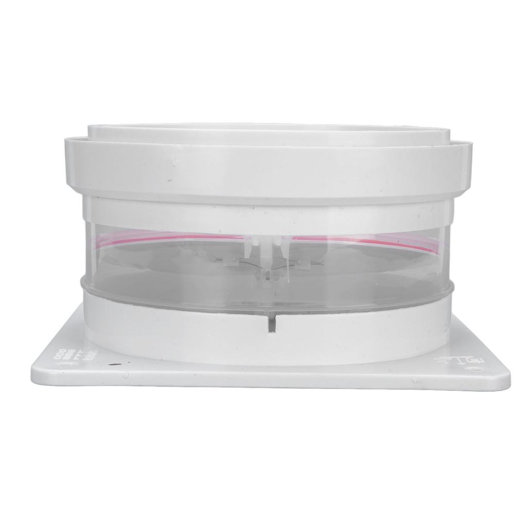 Range Hood Check Valve Unidirectional Odor Proof Plastic Kitchen Bathroom Flue Check Valve Backdraft Damper for Kitchen Bathroom Ventilation Systems