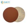 DE Warehouse 60-800 Grit 9 Inch Ceramic Aluminum Sanding Discs 0-Hole, Hook and Loop Orange Abrasive Disc for Metal Grinding
