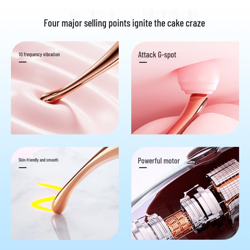 Vibrační pero pro dráždění G-bodu: Tichá klitorální stimulační sexuální hračka pro ženy