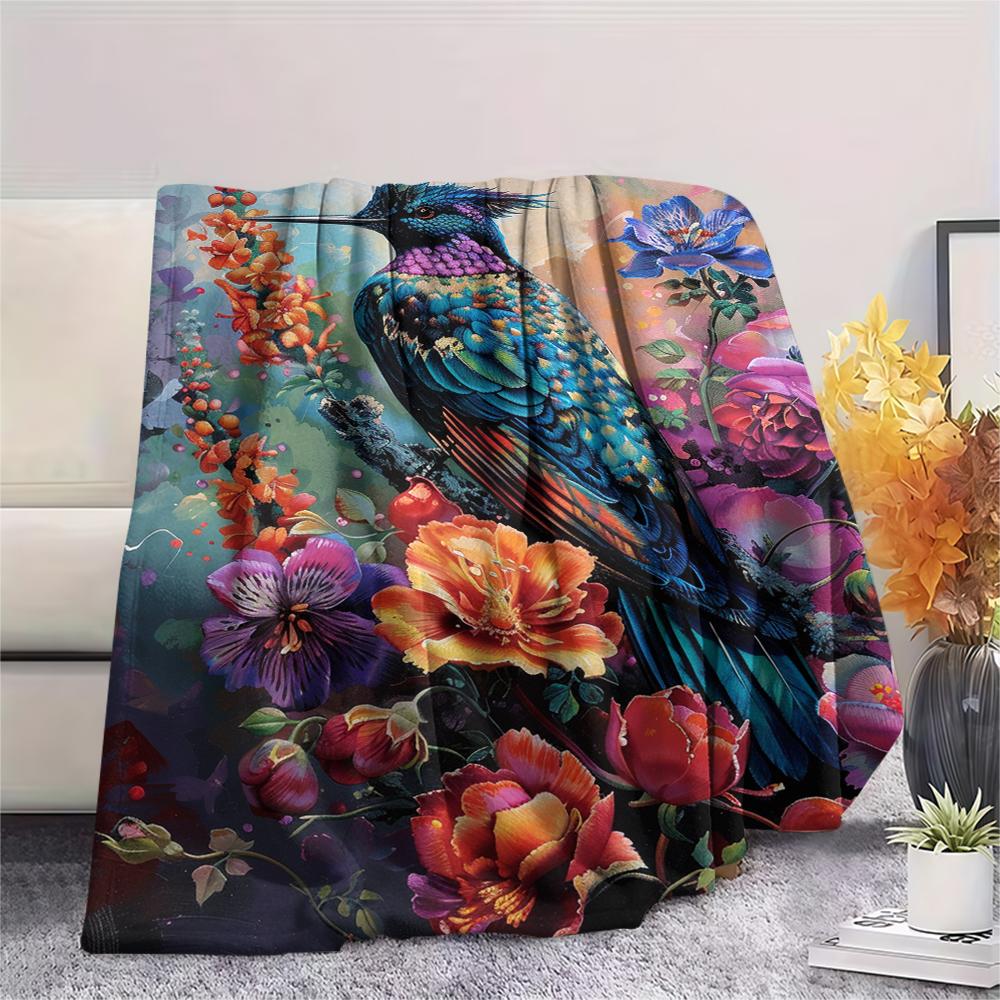 1 Pezzo Coperta in Flanella con Stampa Cartone Animato, Alta Qualità Confortevole per Tutte le Stagioni, Decorazione per la Casa, Calore e Comfort, Perfetta per Regalo di Natale Compleanno