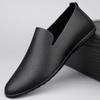 Men's Soft Leather Shoes Classic Loafers High Quality Cowhide Casual Shoe Slip On Driving Shoes Moccasins Big Size46 Man Shoes