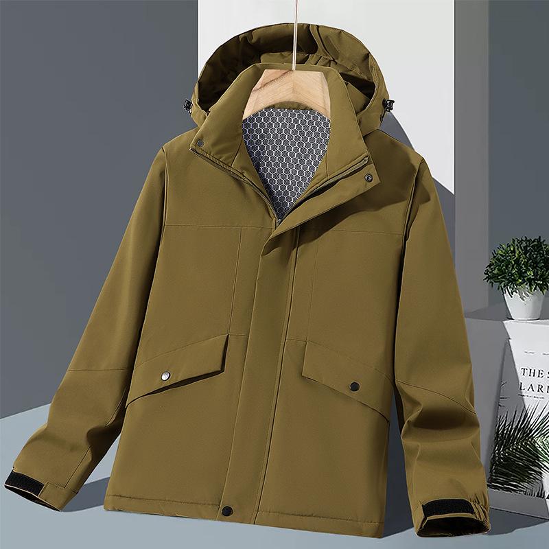 Unisex Windproof Waterproof Cotton Down Jacket with Velvet Lining – Thickened for Warmth and Cold Protection