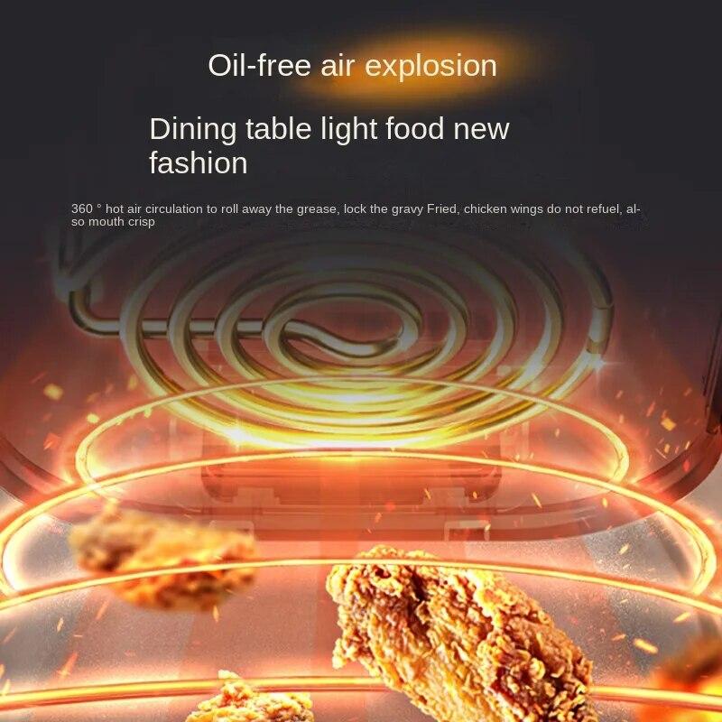 Air Fryer, Fume-free, Non-stick, 3L Electric Fryer, Multifunctional Household French Fries, Egg Tarts, Chicken Wings