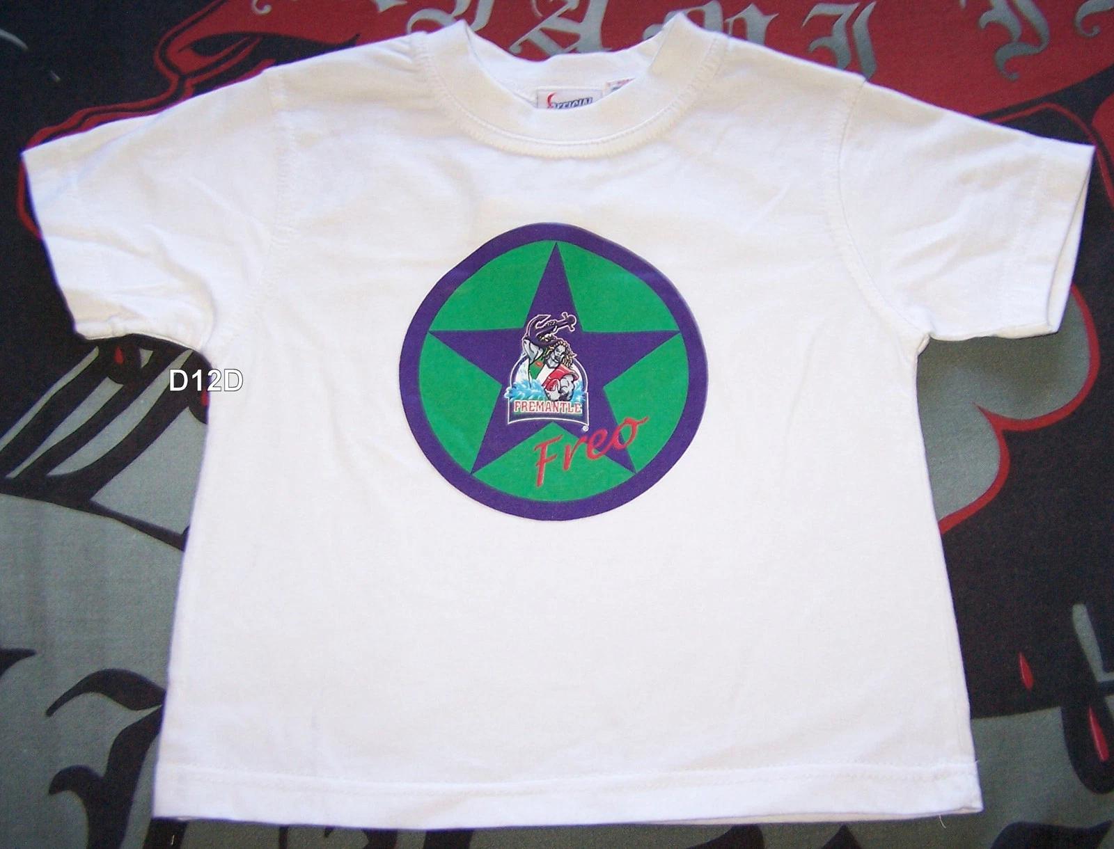 

Fremantle Dockers AFL 39AF018 Boys White Printed Short Sleeve T Shirt Size 2 New XL