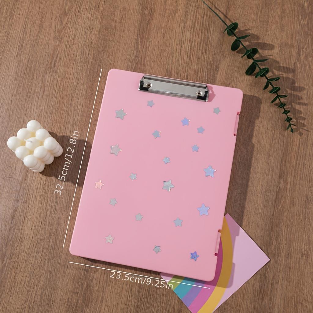 Large-Capacity A4 File Organizer with Clipboard - Durable PP Material,Multi-Functional Document Holder for Students & Office Use
