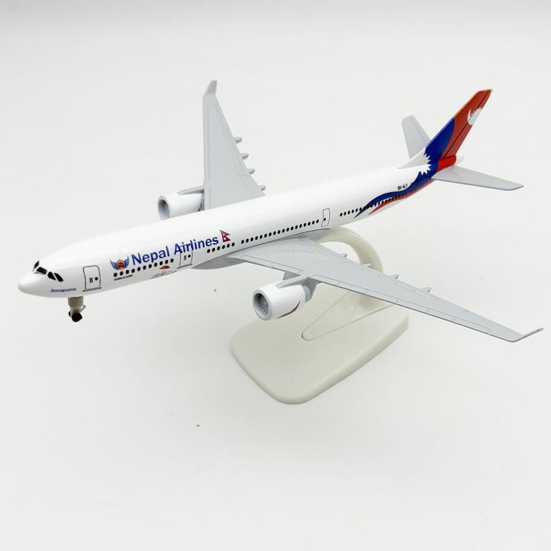

20см A330 AIR Nepal Airlines Металлический Самолет Сплав Литой Модель Самолета 1/400 Масштаб Авиационный Самолет С Шасси Коллекция