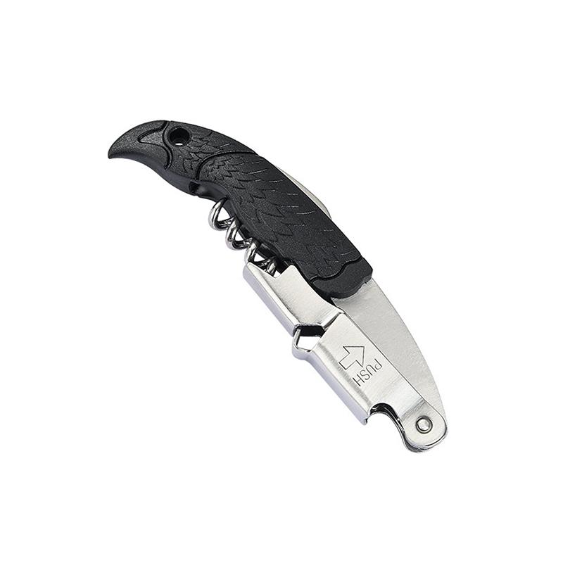 Wine Opener Professional Waiters Corkscrew, Custom Personalized LOGO Bottle Opener with Foil Cutter Wedding Gifts For Guests