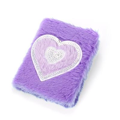Plush Notebook Small Love Sequins Manuscript Girl Cute Mini Notepad
