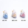 Flocking Fluffy Scooter Cat Keychain Accessory