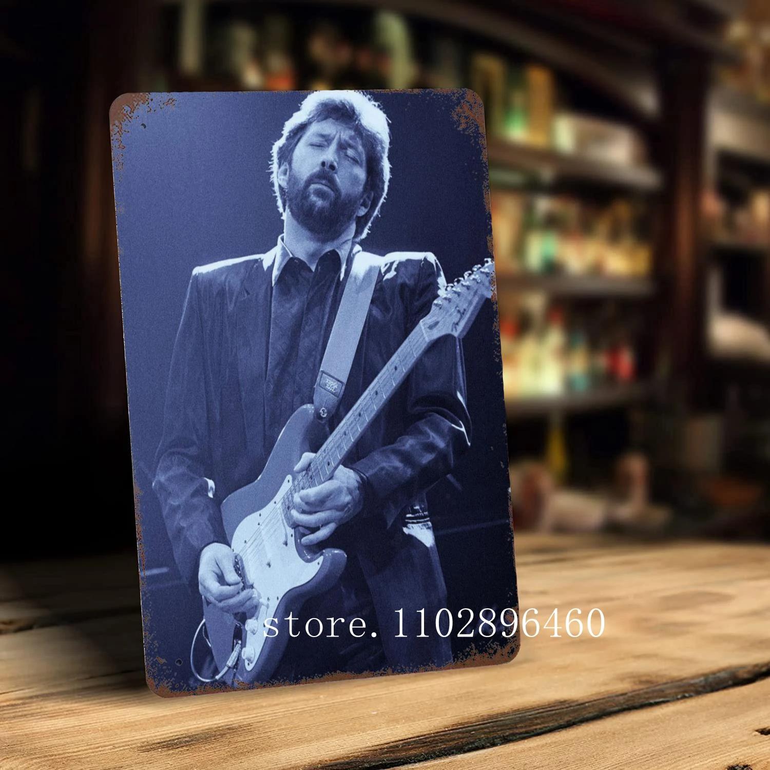 eric clapton Metallschilder & Schilder Wanddeko Vintage Blechschilder Captain Metallposter Deko für Bar Pub Club Wanddekoration 20x30cm（7.8x11.8inch）