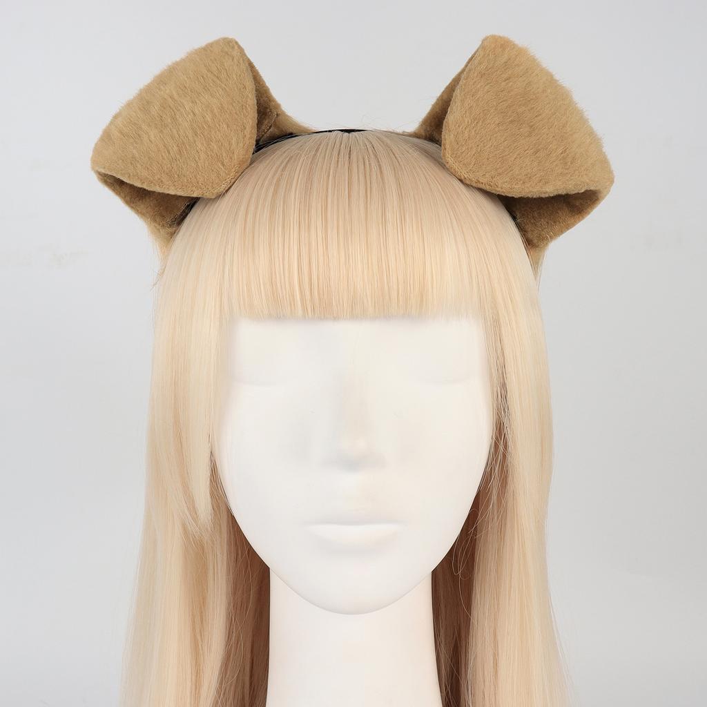 Dog Ear Headband Cos Plush Dog Tail Suit Live Comic Show Character Dress Up