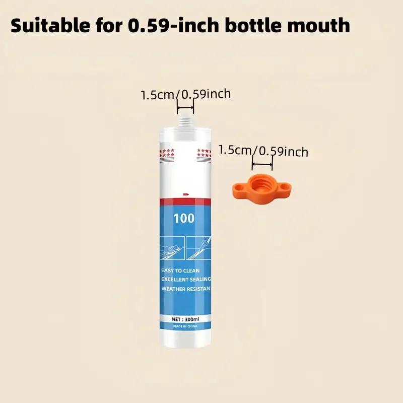 3PCS Glass Glue Caps - Durable Plastic Sealing Caps for Standard Glue Bottles, Portable Decoration Tools, tool accessories