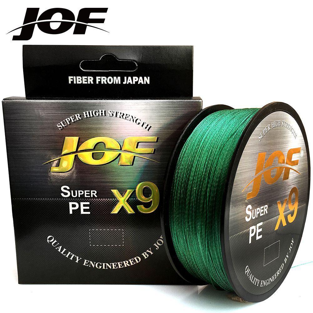 JOF16 12-strand PE Braided River & Saltwater Fishing Line 500m Abrasion-Resistant Smooth-Running High-Strength Long-Cast
