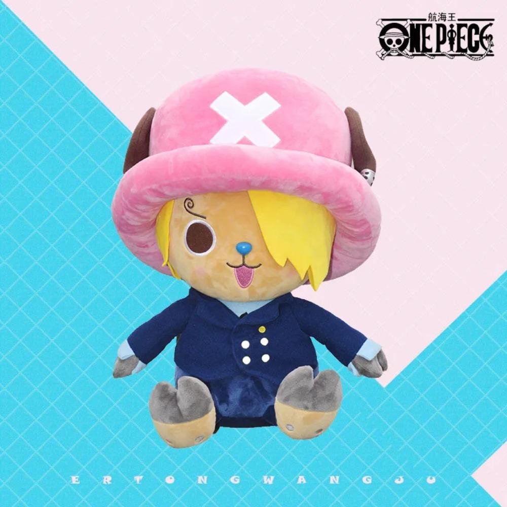 10-75cm The Original Anime One Piece Plush Pendant Cartoon Figure Kawaii Luffy Chopper Doll High Quality Toy Kids Birthday Gift