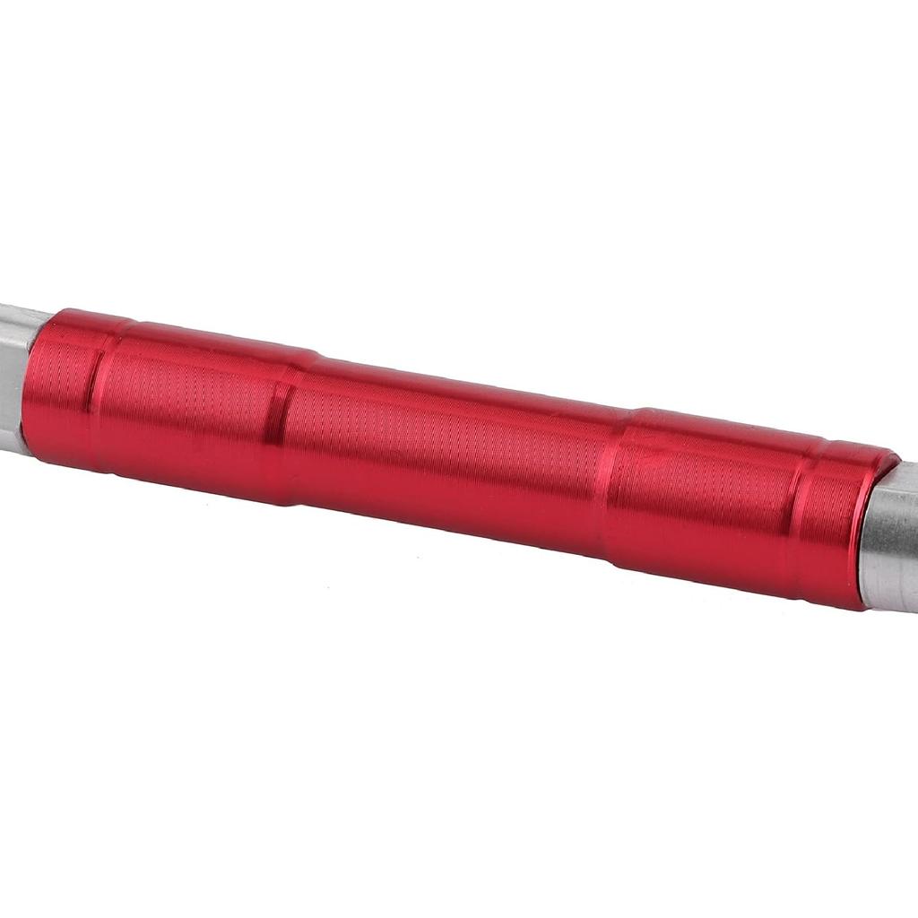 Universal Handlebar Crossbar Adjustable 22mm 7/8in Strengthened Cross Pad (red)