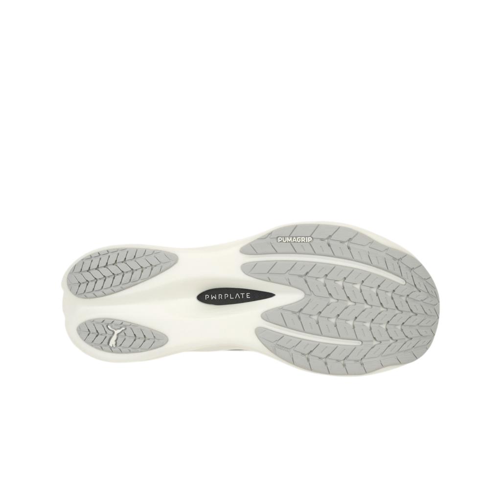 Puma Deviate Nitro 4 2E Largo Confortável Respirável Leve Tênis de Corrida Masculino Tênis Branco 312123-02