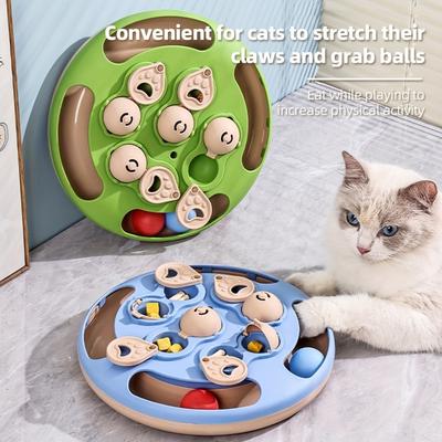 Battery-free Interactive Cat Puzzle Toy, Relieves Boredom and Boosts Intelligence. Ideal for Daily IQ Training, Fun Play and Sweet Gift for Cats.