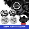CHHUPY1 4pcs 60mm Car Wheel Center Cap Hub Covers Badge for Qashqai X J10 Trail Tiida Teana Skyline Juke X-trail Auto Accessories