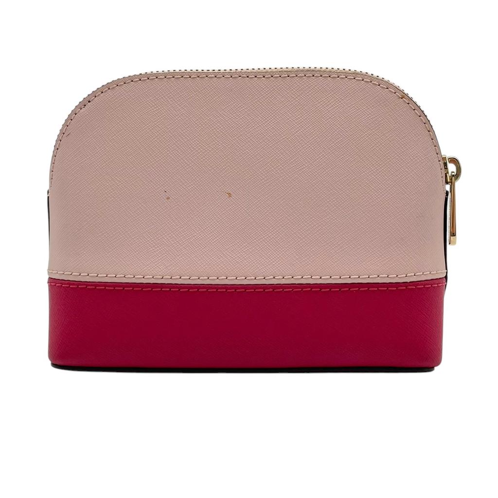 Used Michael Kors Pouch / Cosmetic Pouch Flower Applique Dome PouchPouch pink PVC/leather Women