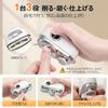 Glorlummi Electric Nail Clipper 3-in-1 with LED Light, Quiet Design, Anti-Splash, Nail Care