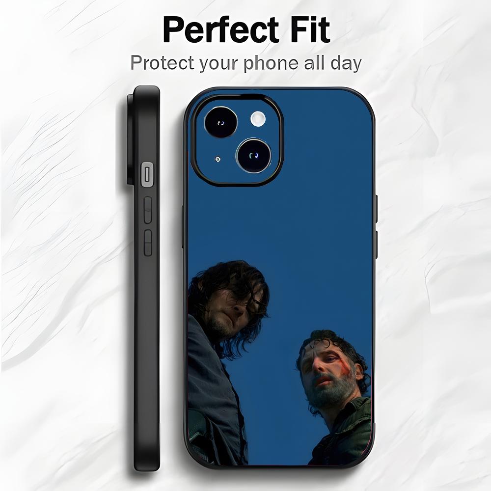 Gritty Zombie American TV T-The Walking Dead Phone Case Phone Case Soft Packaging Lightweight For iPhone17 16 15 14 13ProMax