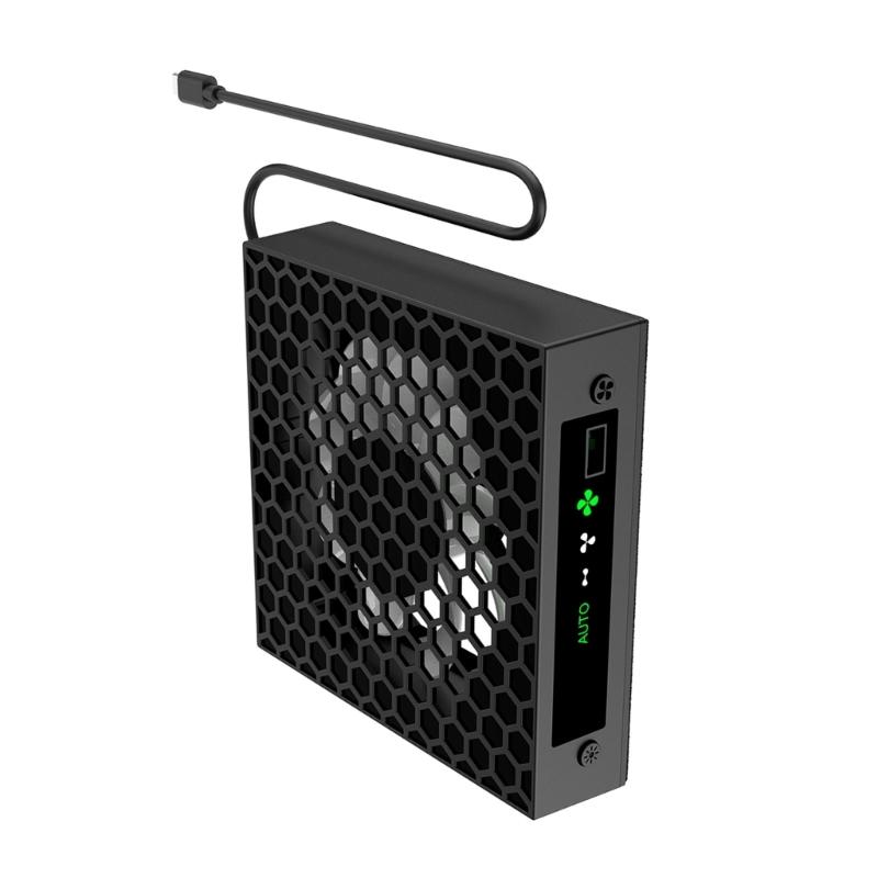 Cooling Fan with B Light 3 Speed Adjustable 1300/1500/1800RPM Cooling Fan Low Noise