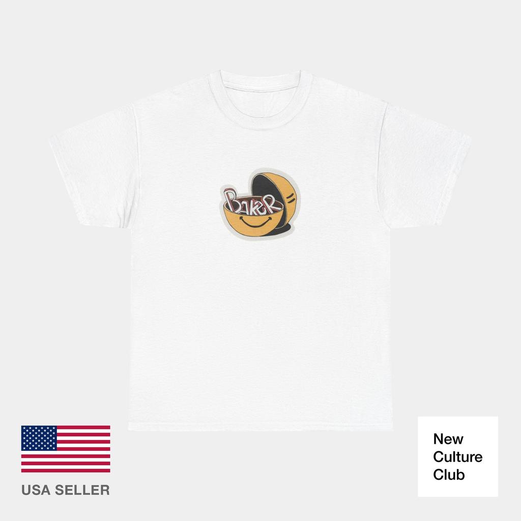 Happy Meal Baker Skateboard Skate 2000s Vintage Classic T Shirt Design Print