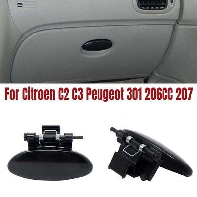 Glove Box Door Side Front Bin Handle for C-Elysee C2 C3 Peugeot 301 206CC 207 2002 2003 2004 2005- 8218A3 8218PX