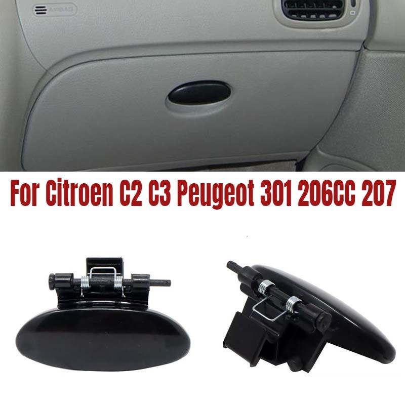 Handschuhfach Tür Seite Vorne Fach Griff für Citroen C-Elysee C2 C3 Peugeot 301 206CC 207 2002 2003 2004 2005- 8218A3 8218PX