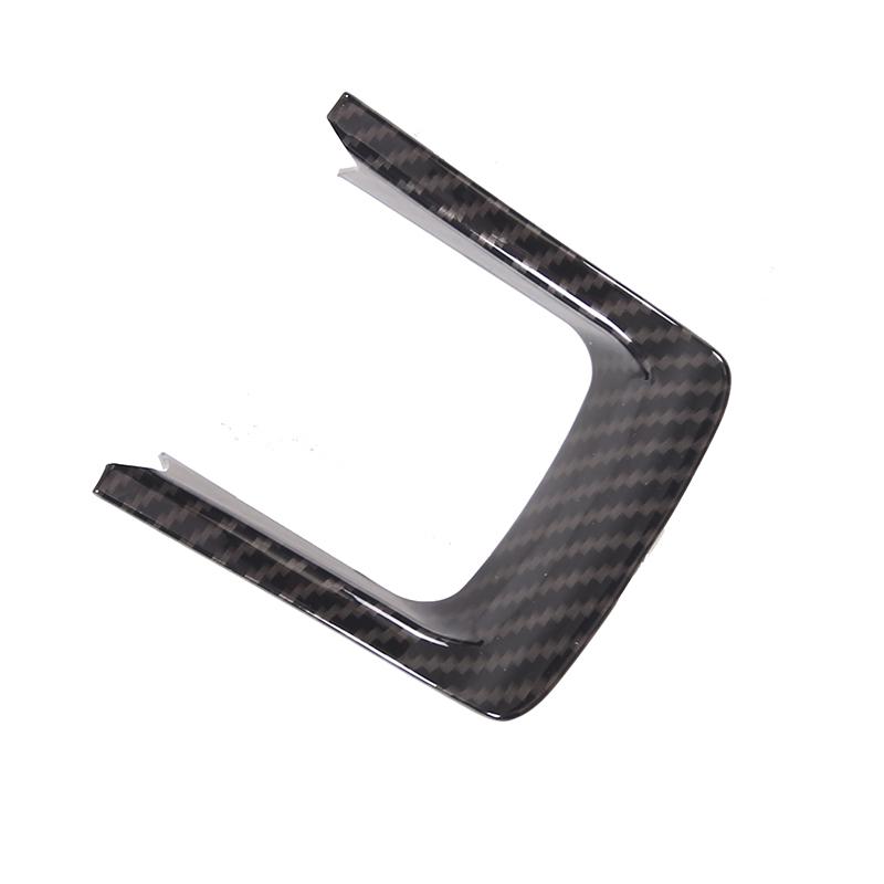 For Land Rover Range Rover Evoque 2012-2018 ABS Carbon Fiber Car Steering Wheel Decorative Frame Sticker Car Accessories
