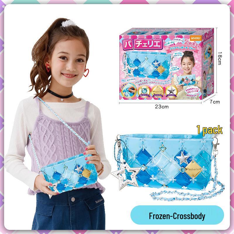 Handmade Japanese Puzzle DIY Bag for Girls (Ages 3-9) - Educational Toy & Birthday Gift