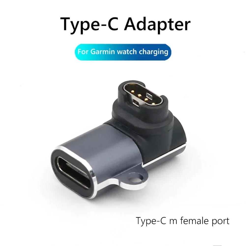 Adaptateur Convertisseur Chargeur Type C Micro USB Ios Pour Montre Intelligente Garmin Fenix 7 6 5 Instinct 2S Venu 2 Plus EPIX Forerunner 745 Connecteur Chargeur