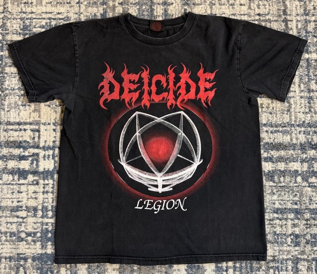 Camiseta Vintage de Deicide Legion Bootleg Banda de Death Metal