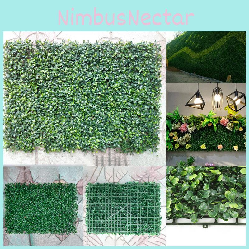 Lush Artificial Garden Hedge Screen With Realistic Ivy Vine For Elegant Decor