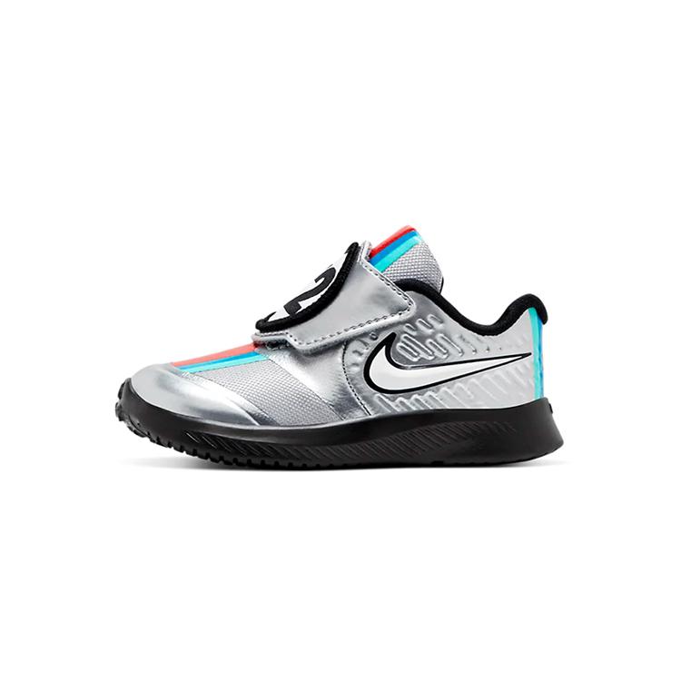 

Nike Star Runner 2 Low top Toddler Shoes Black Silver Infant And Toddler CQ4223-001 6C