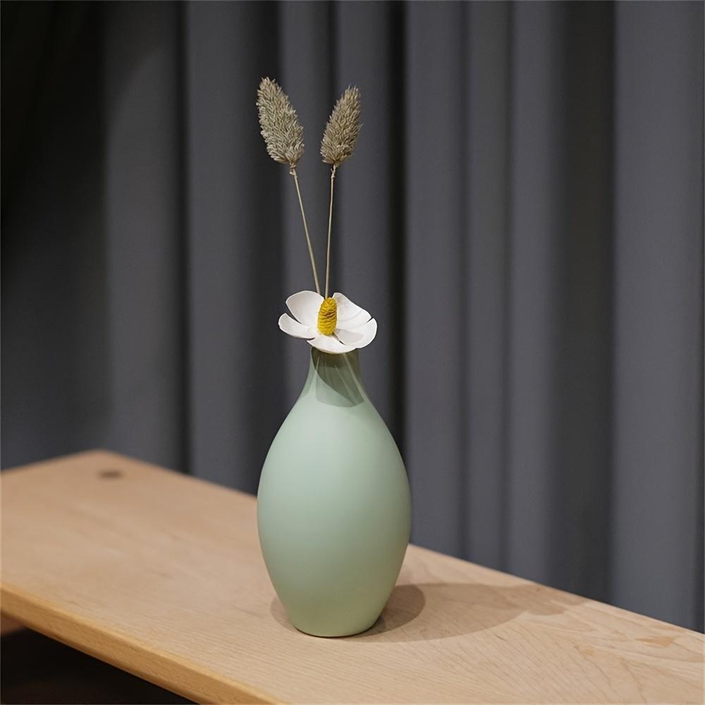 4 Stück, hochwertig aussehende Keramikvase, kreative und einfache Heimdekorations-Ornamentvase, sehr geeignet für Jubiläumsfeierdekorationen, Partys