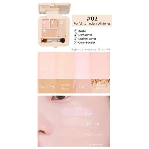 

ETUDE HOUSE Палитра консилеров Double Lasting Artist 5,3 г (2 варианта) Palette 02