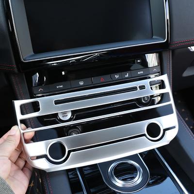 Voor Jaguar XE XF XFL F-PACE F pace 2016 2017 2018 Auto Koolstofvezel Airconditioning Centrale Modus Knop Frame Trim Accessoires