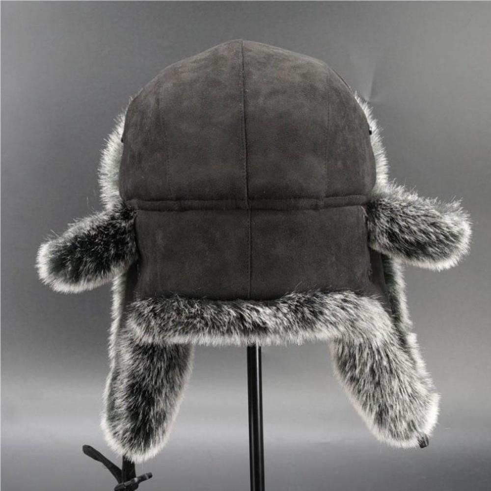 Imitation Fur Men Lei Feng Hat Thick Cold-Proof Hat Casual Ear Protection Hat  Cycling