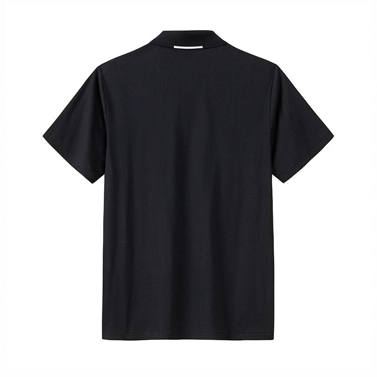 Anta Training Sports Casual Fashion Urban Commuting Skin-Friendly Comfortable Breathable Sweat-Wicking Polo Shirt Men tops Black 952627116-4