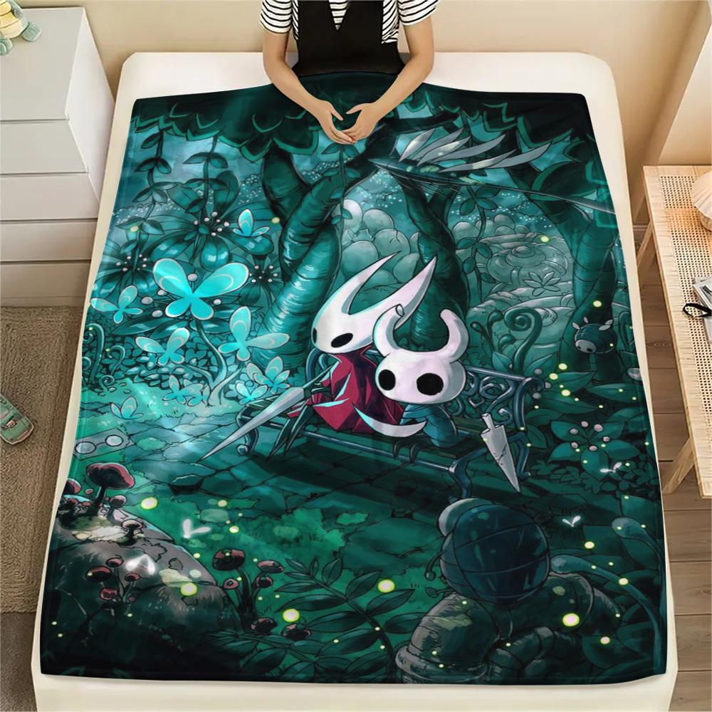Hollow Knight Print Flannel Blanket, High quality Comfortable for All Seasons, Home Decor, Warmth and Comfort, Perfect for Christmas Gifts43