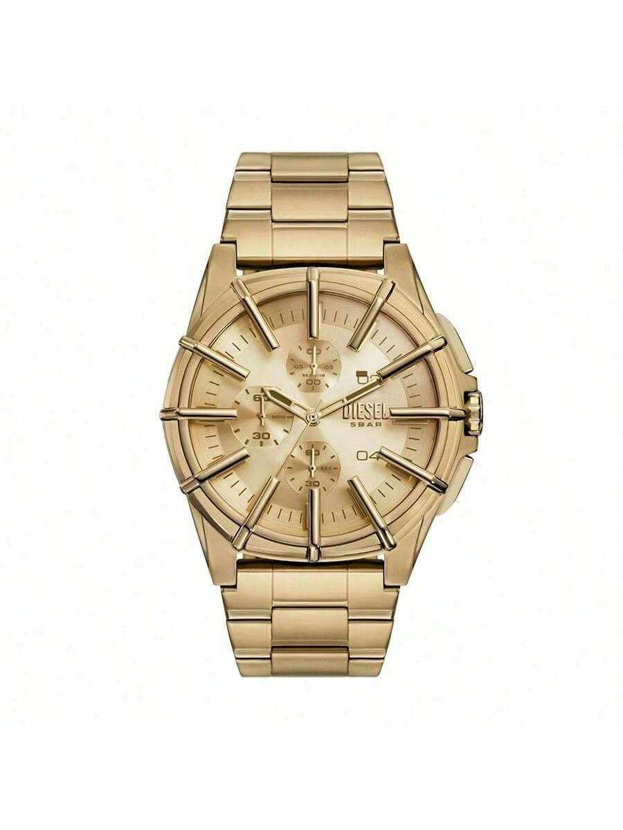 Diesel Men s Quartz Watch DZ4659 золотой