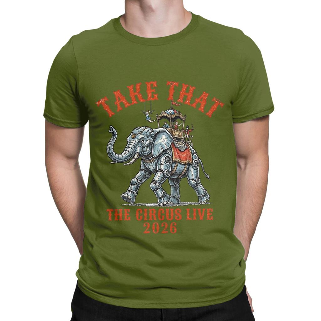 Unisex Unisex Printed Take That The Circus Live Tour 2026 T Shirt Tee Pure Cotton Tshirts Clothes